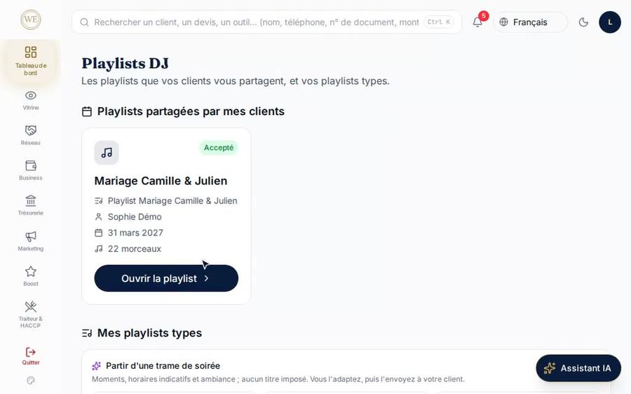 Die Playlist des Paares
