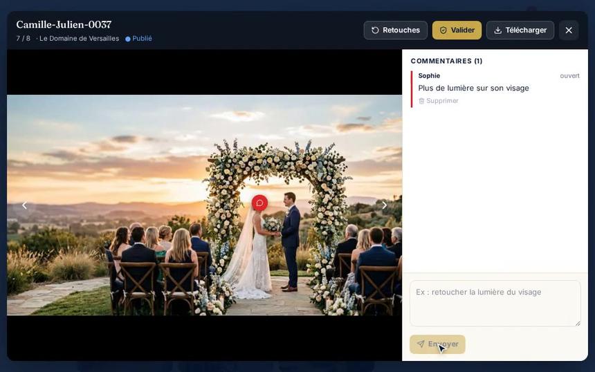 De feedback op de foto